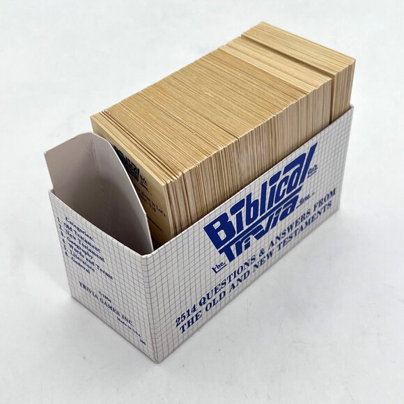 Biblical Trivia Quiz Game Vintage 1984 Old & New Testament 2514 Bible Questions - Picture 7 of 14